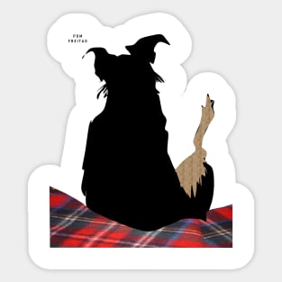 Black and tan terrier : Sticker